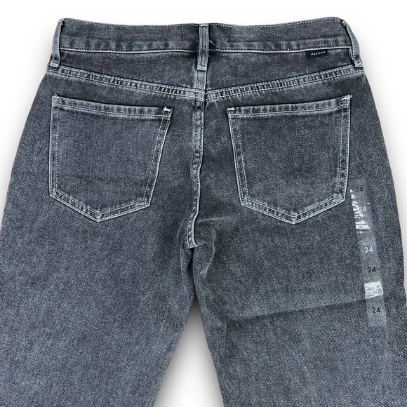PacSun Womans Jeans Sz 24 Black Wash Low Rise Straight Leg Rigid Denim NEW - Picture 8 of 16